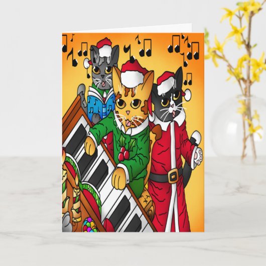 Kerstliedjeskatten Kaart (Gele Bloem)