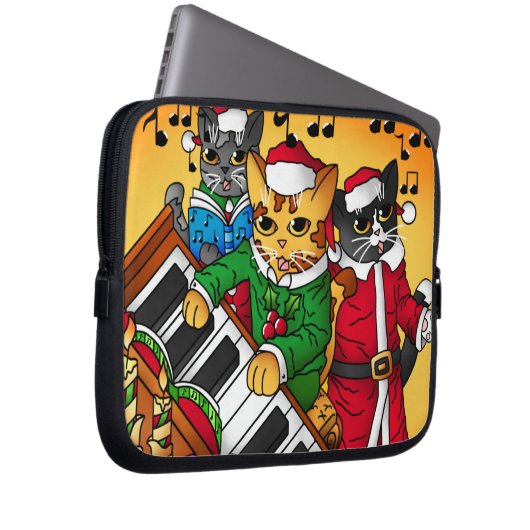 Kerstliedjeskatten Laptop Sleeve (Voorkant Rechts)