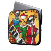 Kerstliedjeskatten Laptop Sleeve (Voorkant Links)