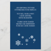 Kerstliefdadigheidsfeesten feesten flyer (Achterkant)