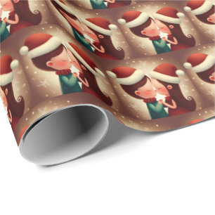 Kerstliefde 2 cadeaupapier