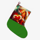 Kerstliefde 3 grote kerstsok (Voorkant (Hangend))