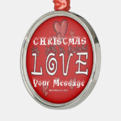 Kerstliefde - Aanpassen - Ornament (Links)