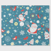 kerstliefde cadeaupapier (Vlak)