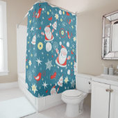 kerstliefde douchegordijn (In situ)