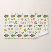 Kerstliefde en vreugde bad handdoek (Handdoek)