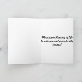 kerstliefde feestdagen kaart (Binnen)