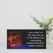 Kerstliefde Feestdagenkaart (Staand voorkant)