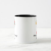 Kerstliefde gevat glas mok (Midden)