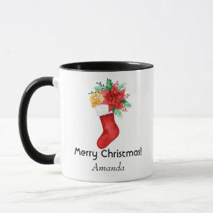 Kerstliefde gevat glas mok
