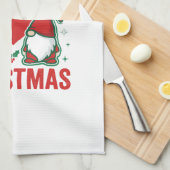 Kerstliefde Hart Kabouterontwerp Sinterklaas Theedoek (Quarter Fold)