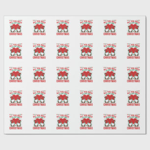 Kerstliefde Hart Kabouterontwerp voor Sinterklaas Cadeaupapier