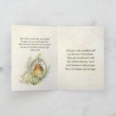 Kerstliefde is geboren John 3:16 Feestdagen Kaart (Binnen)