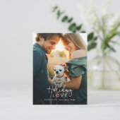 Kerstliefde kerstkaart briefkaart (Staand voorkant)