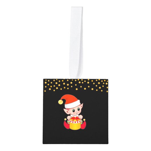 Kerstliefde kroon en zwart-wit decoratie (Voorkant)