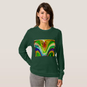 Kerstliefde mode kunst kunst kunst kunst t-shirt (Voorkant volledig)