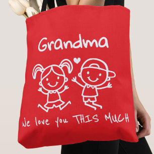 Kerstliefde Oma Leuk Grafisch Cadeau Tote Bag