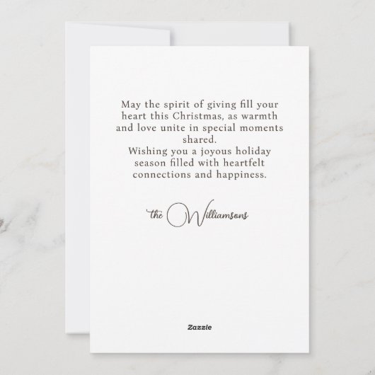 Kerstliefde Pinguïns Feestdagenkaart (Achterkant)