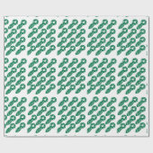 Kerstliefde Seizoensgroet Inpakpapier (Vlak)