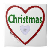 kerstliefde tegeltje (Voorkant)