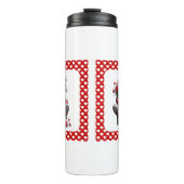 Kerstliefdesboodschapper Kabouter Thermosbeker (Voorkant)