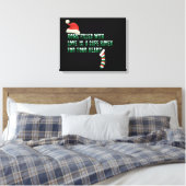 KERSTLIEFDESDOEK CANVAS AFDRUK (Insitu (Slaapkamer))