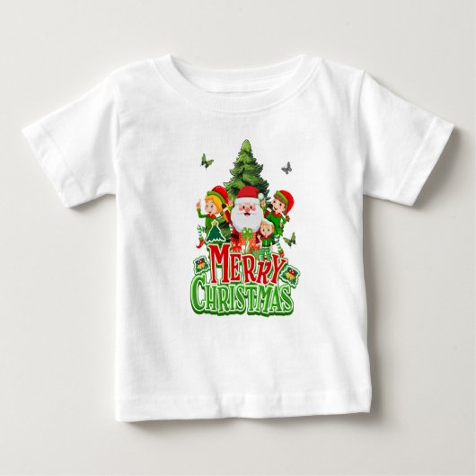 Kerstliefhebber, kerst baby, vrolijk kerstfeest (Voorkant)