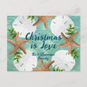 kerstliefhebber met Zee Groen Briefkaart (Voorkant)