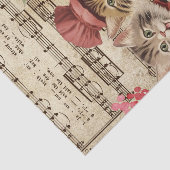 Kerstliegende katten tissuepapier (Detail)