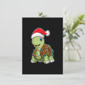 Kerstlieren die Pet met kersttaarten dragen - Zee  Kaart (Staand voorkant)