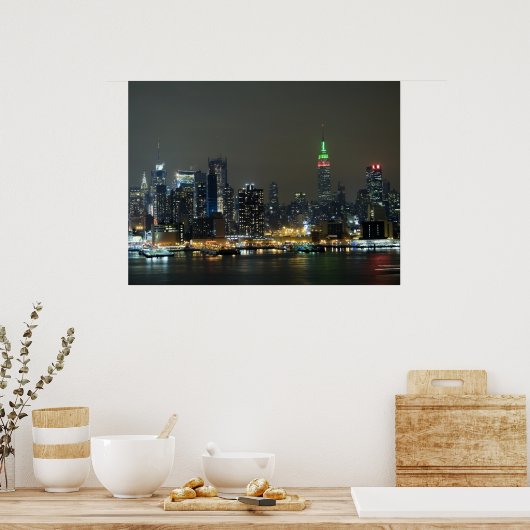 kerstlijn poster (Keuken)