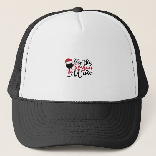 Kerstlijnen Abstract Merchandise Trucker Pet (Voorkant)