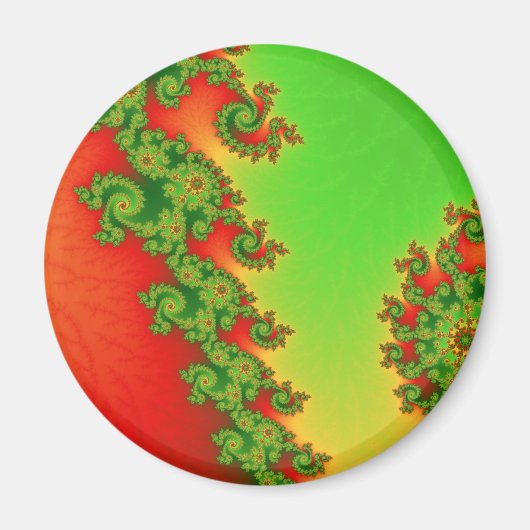 kerstlijnen Magnet (Voorkant)