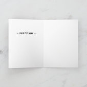 kerstlijst feestdagen kaart (Binnen)