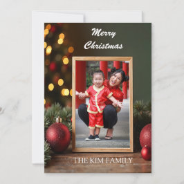 kerstLijst Feestdagenkaart