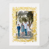 kerstLijst Folie Feestdagenkaart (Voorkant)