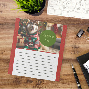 Kerstlijst Foto Notitieblok