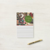 Kerstlijst Foto Notitieblok Post-it® Notes (Op bureau)