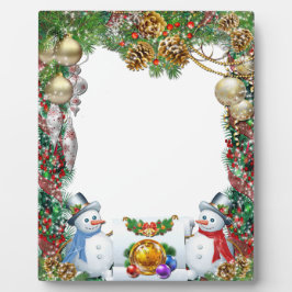 kerstlijst fotoplaat