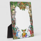 kerstlijst fotoplaat (Zijkant)