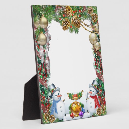 kerstlijst fotoplaat (Zijkant)