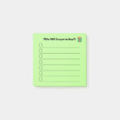 Kerstlijst Post-it-briefjes Post-it® Notes (Voorkant)