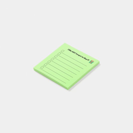 Kerstlijst Post-it-briefjes Post-it® Notes (Schuin)