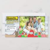 Kerstlijst Review Fotokaart Feestdagenkaart (Voorkant)