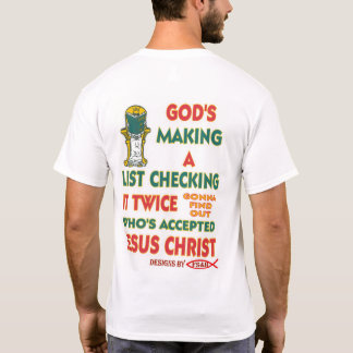 Kerstlijst T-shirt