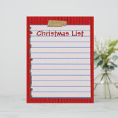 Kerstlijstbriefpapier (Staand voorkant)