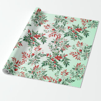 kerstlijsterbes cadeaupapier