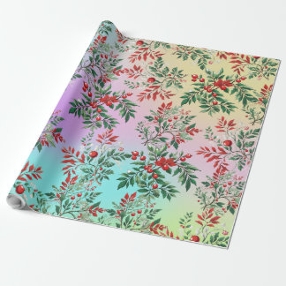 kerstlijsterbes cadeaupapier