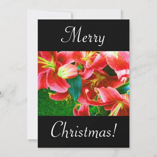 kerstlilies kaart (Voorkant)