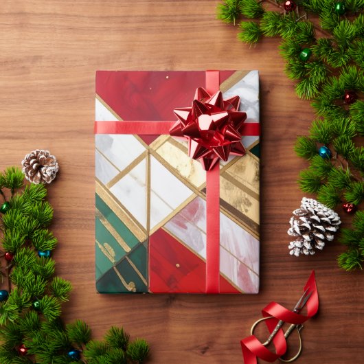 Kerstlint Cadeaupapier (Feestdagen Geschenken)